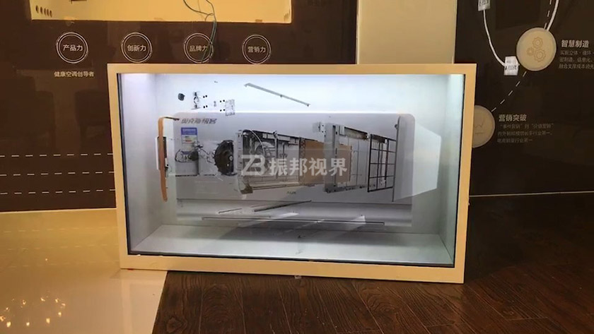 互動(dòng)透明柜數(shù)字影片展示