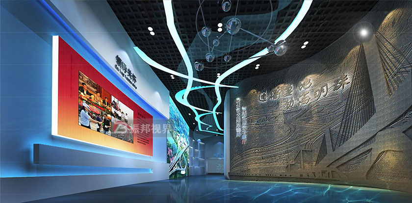 數(shù)字展廳序廳互動大屏設(shè)計效果圖